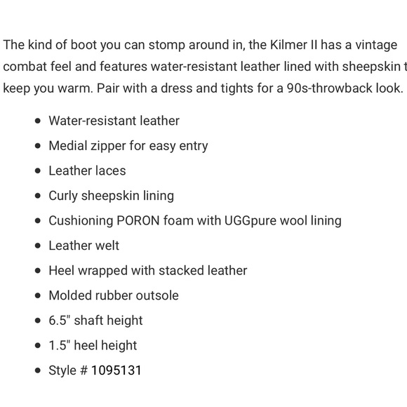 NWB Authentic UGG Kilmer 2 Boots - Picture 8 of 8